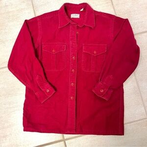 Vintage L.L. Bean Maroon Chamois Shirt